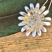 Load image into Gallery viewer, Daisy necklace. Sterling silver.