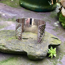 Load image into Gallery viewer, Sterling silver and copper, cuff bracelet