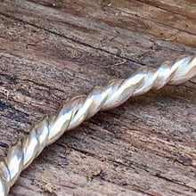 Load image into Gallery viewer, Sterling silver twisted bangle. M/L