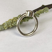 Load image into Gallery viewer, Sterling silver and sparkling zirconia ring - UK size L