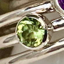 Load image into Gallery viewer, Plain band 3mm round Gemstone stacking rings. Made to order