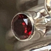 Load image into Gallery viewer, Plain band 3mm round Gemstone stacking rings. Made to order