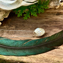 Load image into Gallery viewer, Silver 'Pod' necklace