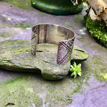 Load image into Gallery viewer, Sterling silver and copper, cuff bracelet