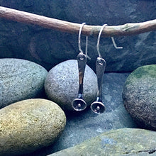 Load image into Gallery viewer, Sterling silver 'Peony' earrings