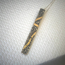 Load image into Gallery viewer, Solid sterling silver and gold pendant