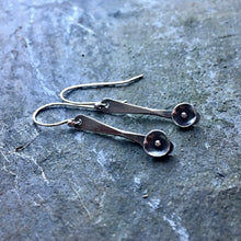 Load image into Gallery viewer, Sterling silver 'Peony' earrings