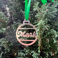 Load image into Gallery viewer, Make your own Personalised Copper Christmas Decoration Workshop