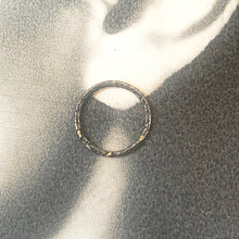 Load image into Gallery viewer, Solid sterling silver and gold circle stud earrings