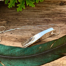 Load image into Gallery viewer, Hammered texture silver necklace