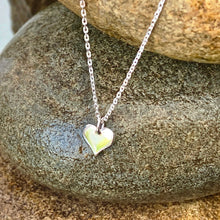 Load image into Gallery viewer, Dainty Silver heart necklace