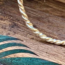 Load image into Gallery viewer, Sterling silver twisted bangle. M/L
