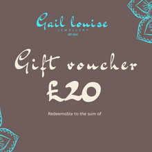 Load image into Gallery viewer, Available now - Gail Louise Jewellery gift voucher
