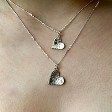 Load image into Gallery viewer, Sterling silver heart necklace
