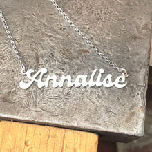 Load image into Gallery viewer, Personalised name necklace.
