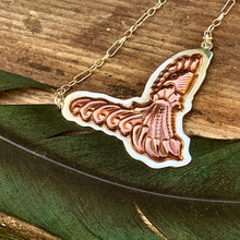 Load image into Gallery viewer, Sterling silver and copper necklace.
