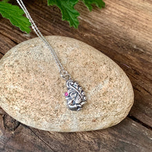 Load image into Gallery viewer, Peacock pendant with Ruby
