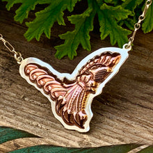 Load image into Gallery viewer, Sterling silver and copper necklace.
