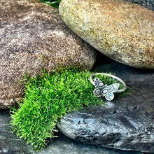 Load image into Gallery viewer, Sterling silver butterfly ring. Made to order.
