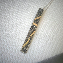 Load image into Gallery viewer, Solid sterling silver and gold pendant
