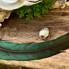Load image into Gallery viewer, Silver &#39;Pod&#39; necklace
