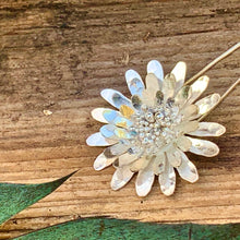 Load image into Gallery viewer, Daisy necklace. Sterling silver.
