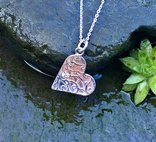 Load image into Gallery viewer, Sterling silver heart necklace
