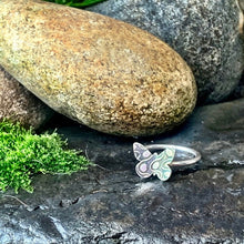 Load image into Gallery viewer, Sterling silver butterfly ring. Made to order.

